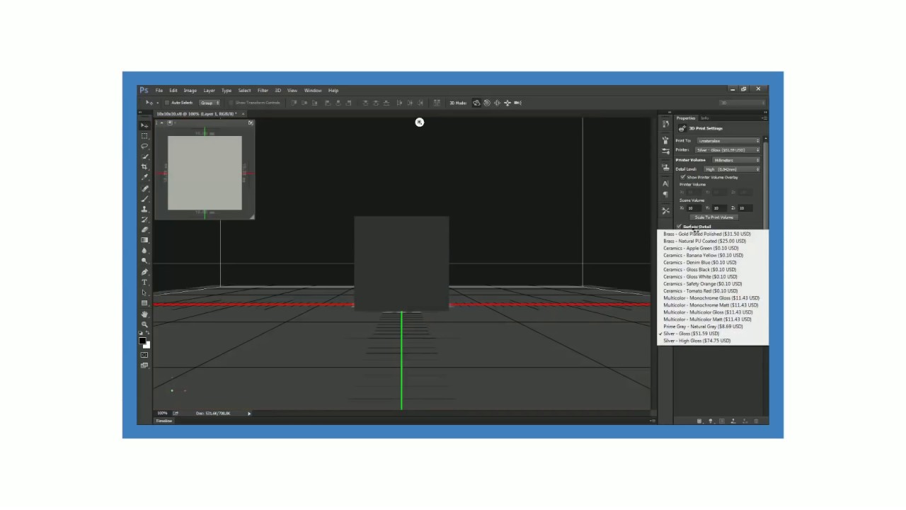 How to 3D Print with Photoshop CC and i.materialise