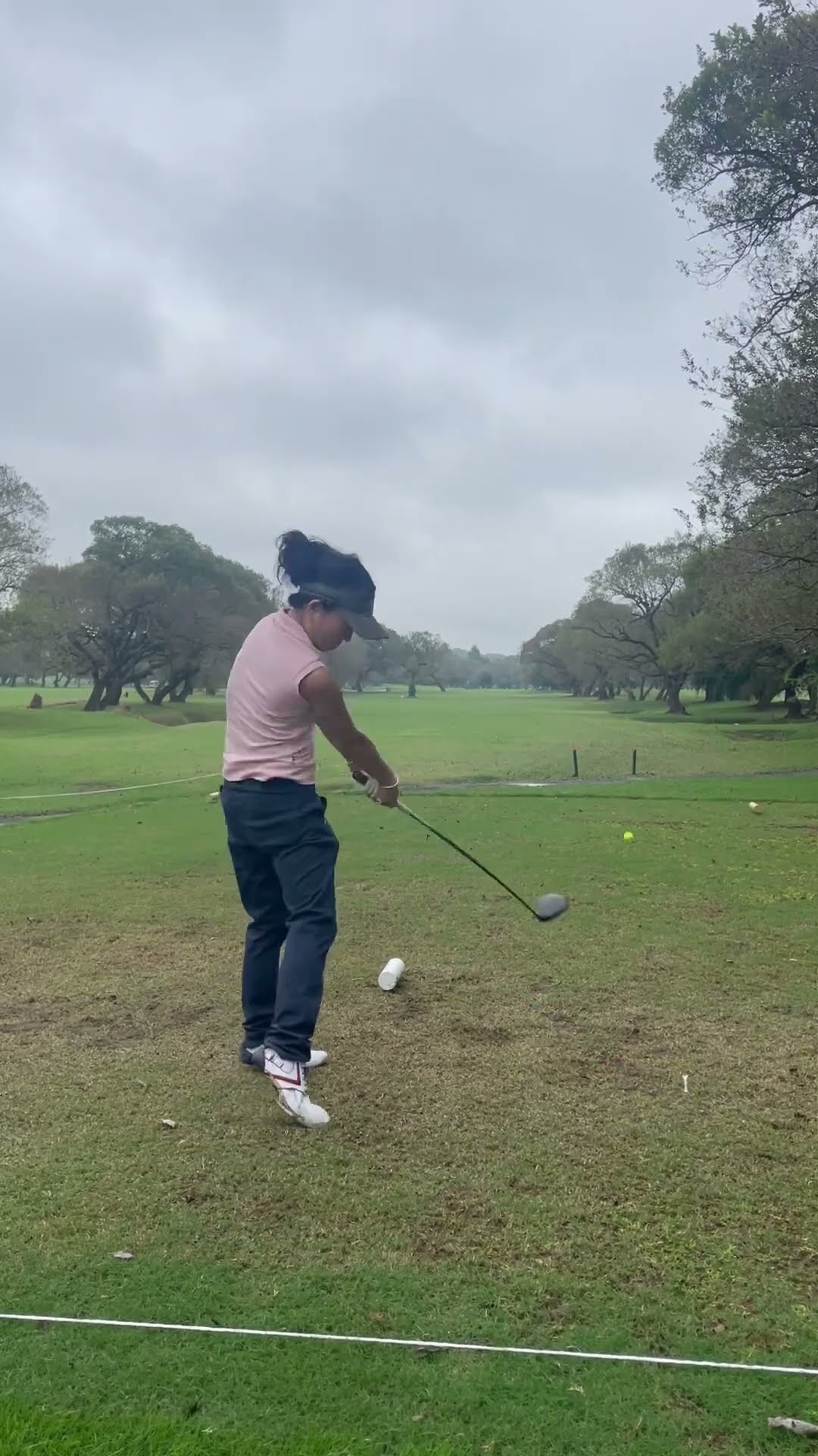 お姉に飛距離負けるの巻 #golf