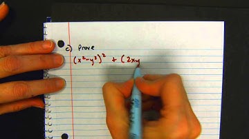 Clovis Unified Math 3 Unit 6, Objective 6.5: Proving Mathematical Conjectures Algebraically Part 2