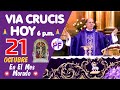 El Vía Crucis  Hoy 21/10/20 Santuario Señor de los Milagros Eucaristía en Vivo Iglesia las Nazarenas