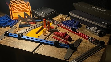 SUNLFPROD Stair Tread Template Tool - Solid Stair Tread Gauge with Case