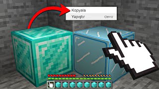 Minecraft ama HERŞEYİ Kopyalayıp YAPIŞTIRABİLİRİM..