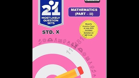 21 Sets – Maths II Std. X, Video (2025–2026)"