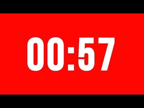 57 Second Timer With Alarm Without Music