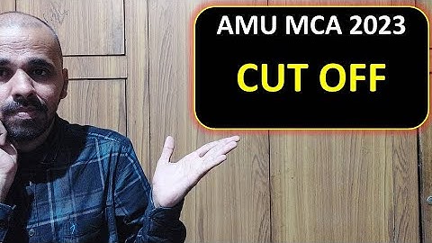 AMU MCA 2023 cut off I amu mca cut off 2023
