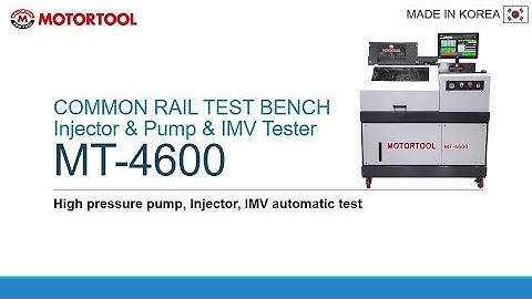 COMMON RAIL TEST BENCH Injector & Pump & IMV Tester MT-4600 MOTORTOOL