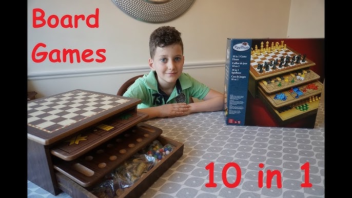 Lidl Wooden game collection 10 - YouTube in 1