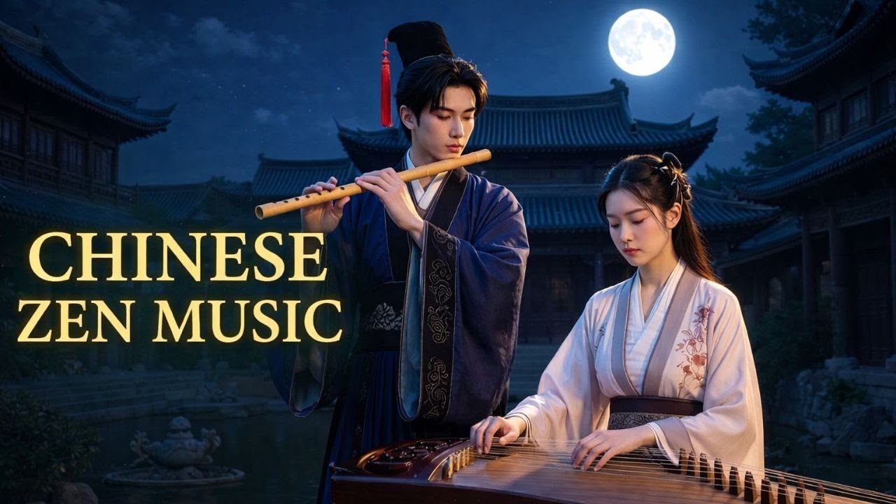 Bamboo Flute, Erhu & Guzheng: Chinese Zen Music | Relaxing Soothing ...