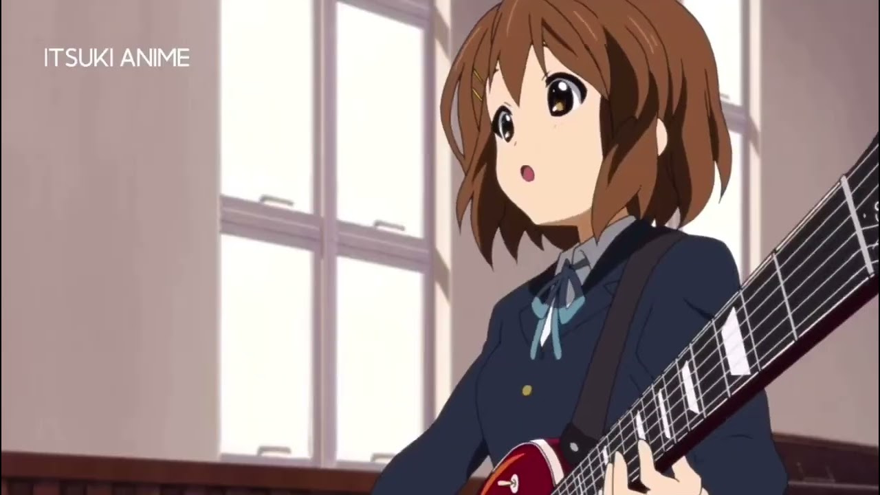 Ui pretends to be yui!!! (K-On!) English sub!!!! 🦋💖💙❄️