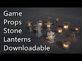 Game props - Stone Lanterns - Downloadable