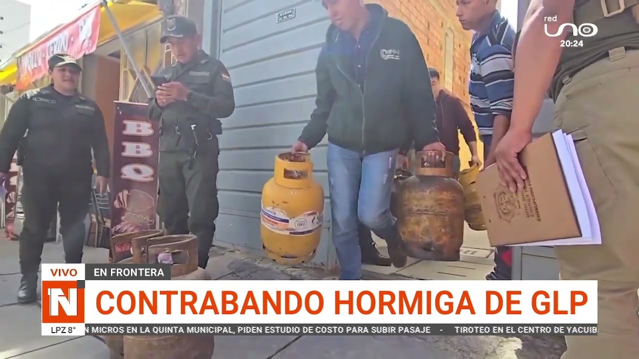 CONTRABANDO HORMIGA DE GLP EN LA FRONTERA