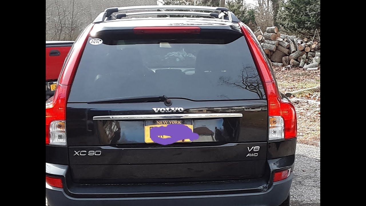 Xc90 Rear 2008 Volvo XC90-V8 upper tail light assembly replacement and rear hatch ...