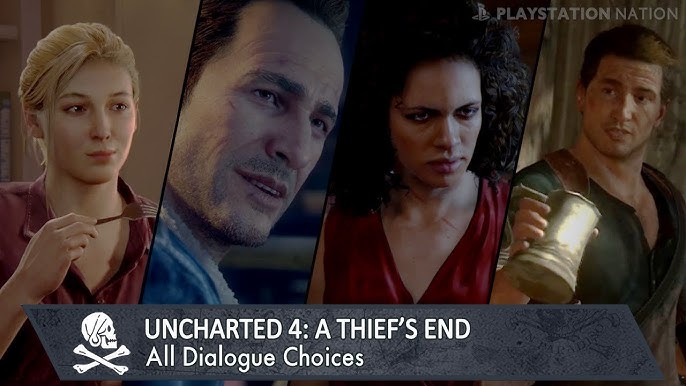 Uncharted 4 quase teve protagonistas e roteiro bastante diferentes