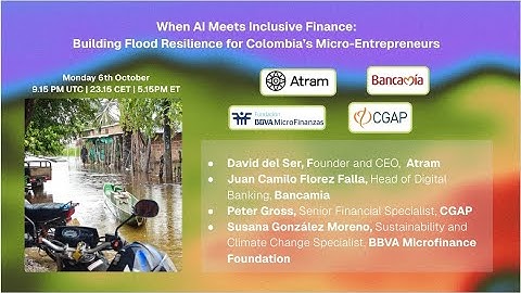When AI Meets Inclusive Finance: Building Flood Resilience for Colombia’s Micro‑Entrepreneurs