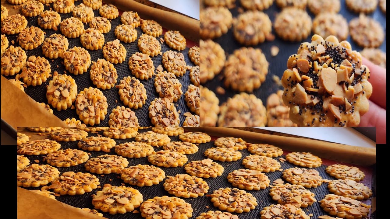 هالجديد صابلي مالح لمقرمش بنصف كاس زيت او نصف بيضة خرجي70حبة مملحات اقتصادين مذاق خطير بلا كترت قوام