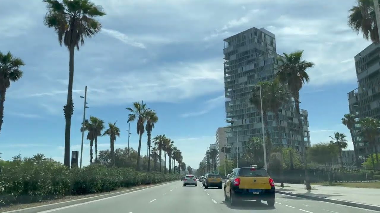4K Barcelona Spain Driving Tour