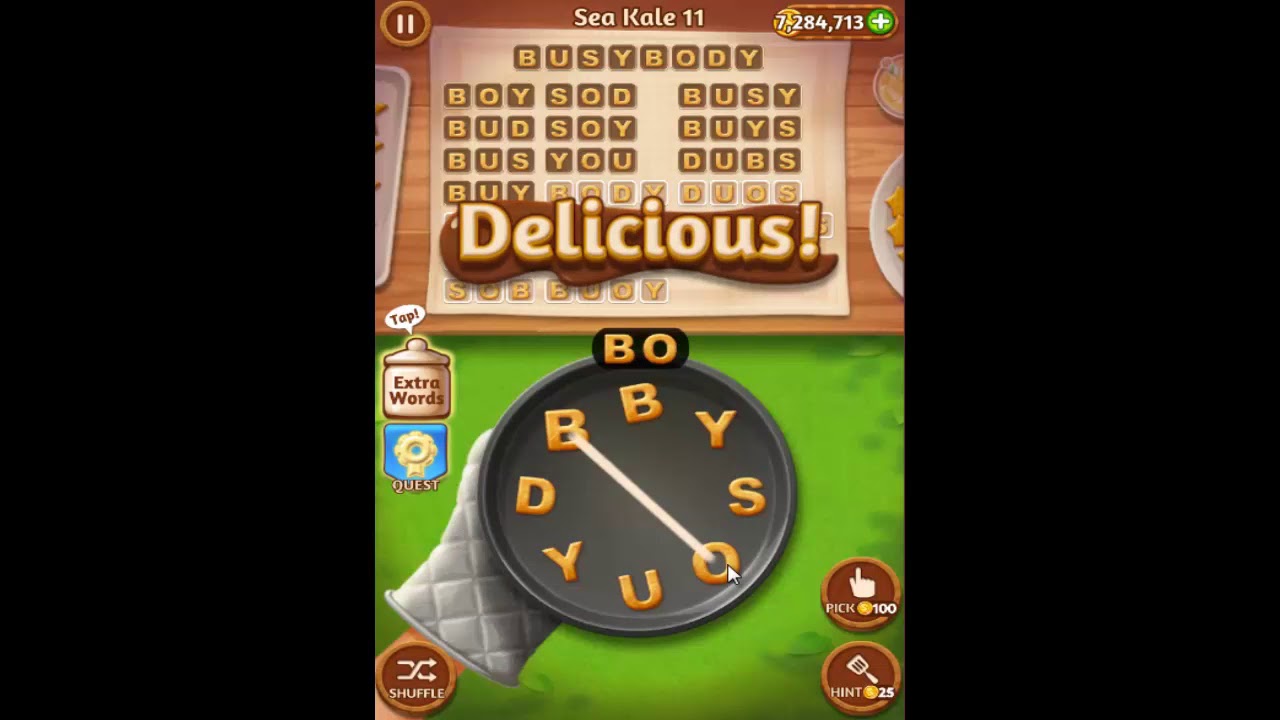 Word Cookies Sea Kale Level 11 Answers YouTube