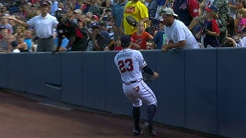 PHI@ATL: Asche ruled out on fan interference