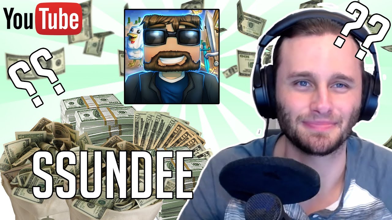 how much money does ssundee make off youtube