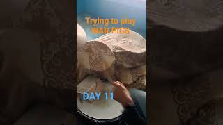 Trying to play WAR PIGS by black sabbath.DAY 11.#music#drums #drumcover