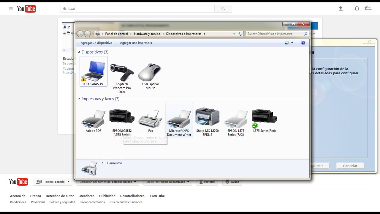 descargar driver impresora epson l555 para windows 8