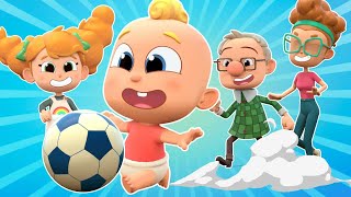 The SOCCER (FOOTBALL) song, Baby Miliki version! – Healthy Habits for Kids | Miliki Family