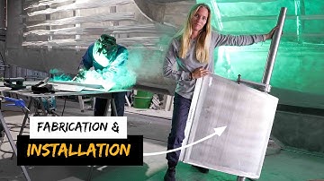 How We Built a Bullet-Proof Rudder!  💣  Custom Aluminum Catamaran Build Pt. 17