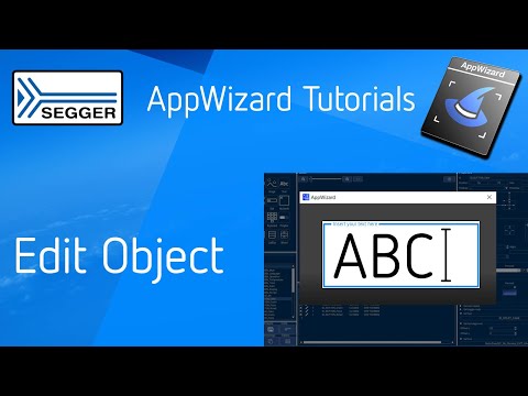 SEGGER emWin AppWizard — Edit Object