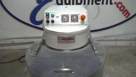 Sottoriva Spiral Mixer, Model: Vela 90 (Running Video)