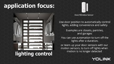 Application Focus: Lighting Control with Door Sensors