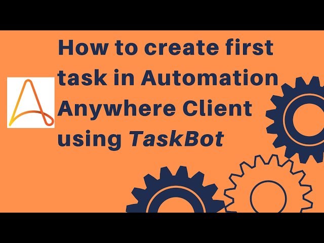 Automation Anywhere tutorial 03 - Create First Project | Automation Anywhere Demo | TaskBot
