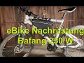 eBike Nachrüstung und Umbau mit Bafang Mittelmotor 250 W Tutorial