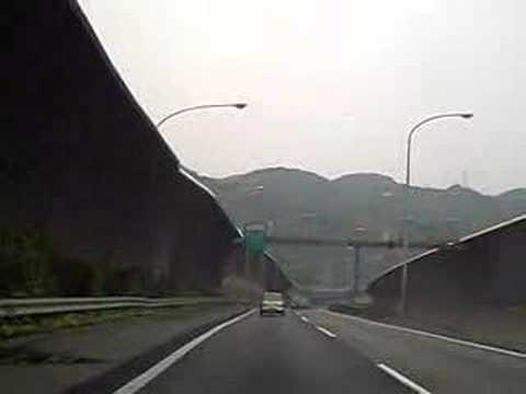 Japanese highway Meishin Kajiwara- Tennouzan 2