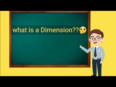 Videó: Mi az a dimenzió, mondjon három példát?