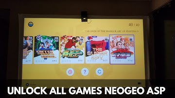 NEOGEO Arcade Stick Pro unlock tutorial, Two methods. Unlock All!!!!