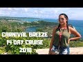 CARNIVAL BREEZE: ST THOMAS, ANTIGUA, ST LUCIA &amp; GRENADA VLOG