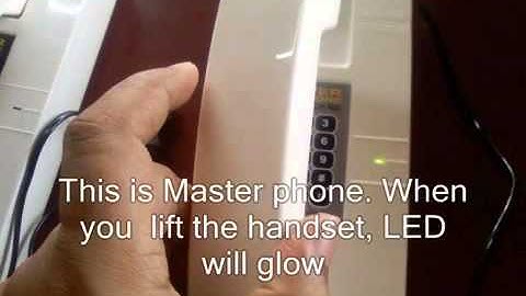 wireless intercom apartment intercom master slave