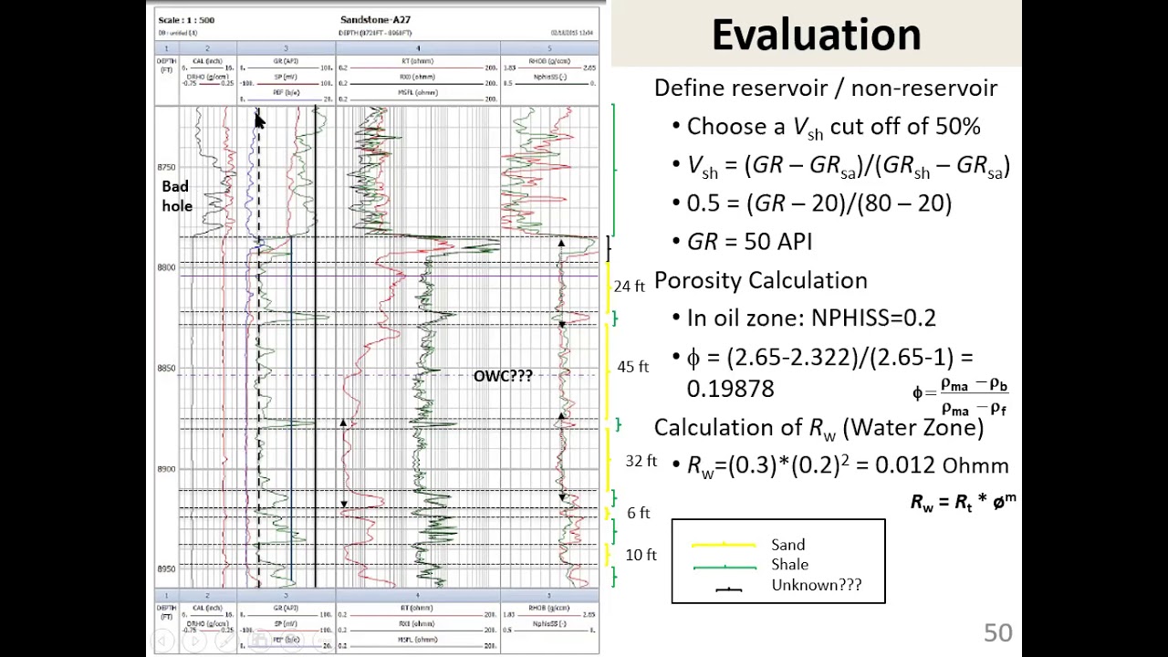 Well Log Interpretation Example YouTube Well Log Interpretation Example YouTube