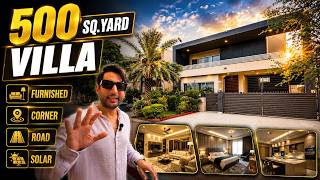 Bahria Paradise 500 Sq. Yard Villa | Furnished | Corner | Road Facing | Solar System