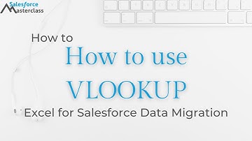 How to use VLOOKUP in Excel to pull in record Ids based on legacy Ids for Salesforce Data Migration