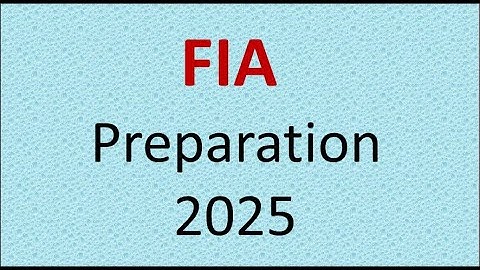 "FIA Written Test Preparation 2025 | Constable, ASI, SI, UDC, LDC Full Syllabus"
