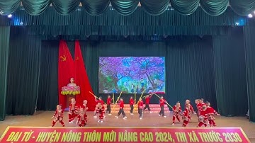 Múa Âm vang Việt Bắc trường tiểu học Yên Lãng 1