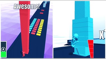 STACK COLORS GAME all levels mobile gameplay walkthrough android, ios games