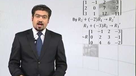 Math - Fsc Part 1 chapter 3 Rank of a Matrix- Math
