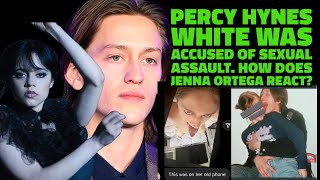 Percy Hynes White was accused of sexual assault. How does Jenna Ortega react?