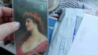 Входящая почта: Посылка от Оксаны С. и открытки перед Новым годом