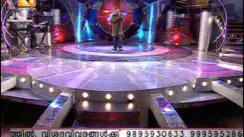 Ratheesh singing Ni Sa Ga Ma on SSG Amrita TV