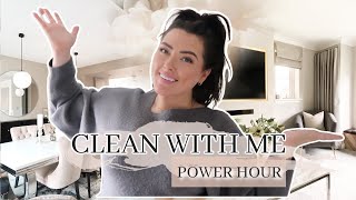 SPEED CLEAN WITH ME | POWER HOUR | CLEANING HOUSE MOTIVATION AD