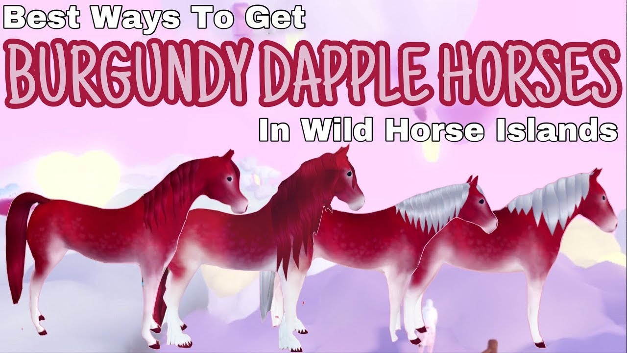 BEST WAYS To Get BURGUNDY DAPPLE HORSES Valentines Event In Wild Horse best-ways-to-get-burgundy-dapple-horses-valentines-event-in-wild-horse