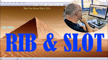 CATIA V5 Rib & Slot Command Tutorial: Master All  (Keep Angle, Pulling Direction, Reference Surface)